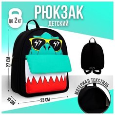 NAZAMOK KIDS Рюкзак дет «Динозавр», 27х23х10 см, с карманом