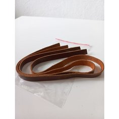 Натуральная кожа для рукоделия полоска коричневая Rukzak Collection