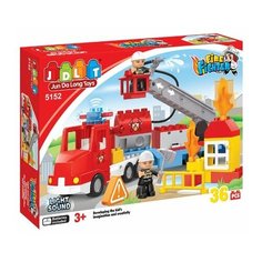 Конструктор JDLT Fire Fighter 5152, 36 дет.