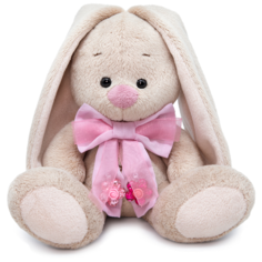 Мягкая игрушка Зайка Ми в банте с подвесками, 15 см, мультиколор