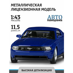 Легковой автомобиль Автопанорама Ford Mustang GT (J12276/JB1200129) 1:43, 11.5 см, синий