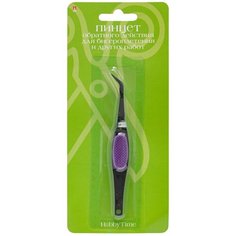 Альт Пинцет обратного действия черный/фиолетовый