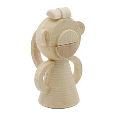 Деревянная заготовка фигурка Обезьяна, 5 см Айрис