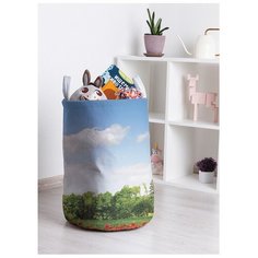 Корзина для игрушек JoyArty "Маковое поле" 35x50 см