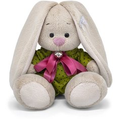 Budi Basa Мягкая игрушка Зайка Ми в комбинезоне в горошек, 15 см