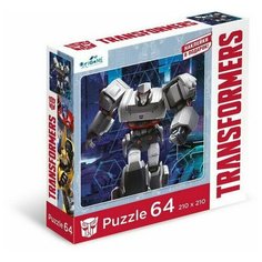 Пазл 64 Трансформеры. Мегатрон. +наклейки Origami