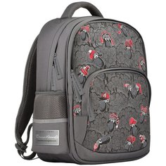 Рюкзак BrunoVisconti, классический , серый с эргономичной спинкой, «забавные барашки», Арт. 12-002-130/05