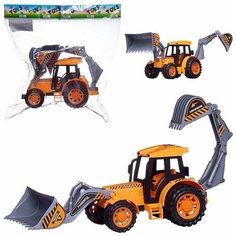 Машинка "Трактор", пластмассовая, инерционная Junfa Toys