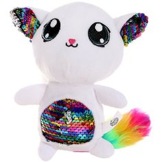 Мягкая игрушка с пайетками "Лемурчик Феня" Milo Toys