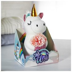 Мягкая игрушка «Единорожка» с цветами Milo Toys