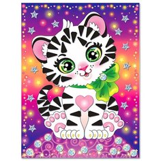 АС 19-315 Набор для картины Няшка. Тигрик (декорирование) 13*17см Клевер Clever