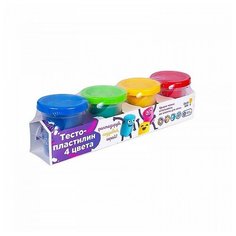 Тесто-пластилин, неоновые цвета Genio Kids