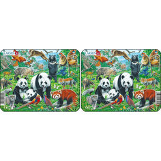 Пазл Larsen "Дикие животные Азии", 14 деталей REG74