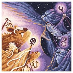 МС-085 Алмазная мозаика День и ночь 38*38см Brilliart М.П.Студия