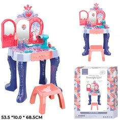 Игров. набор 2058077 Столик с зеркалом, свет, звук, аксесс, в коробке Китайская игрушка1
