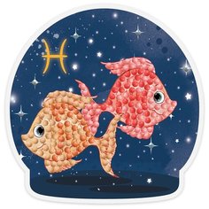 ALVM-064 Алмазная мозаика фрея Знаки зодиака. Рыбы 9 х 9 см Freya