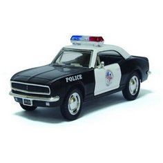 Машинка 1967 Chevrolet Camaro Z/28 Police инерционная металлическая KT5341DP коллекционная модель подарок мальчику Kinsmart