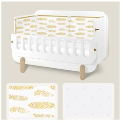 Dr.Hygge Бортик (3 секции) HG210302 золотые перья