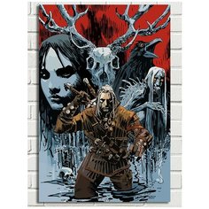 Картина по номерам Игра Ведьмак (Геральт, Witcher, Йеннифер, Трисс, Цири) - 8056 В 60x40