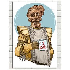 Картина по номерам игра Dark Souls (Маска отца, папа) - 8160 В 60x40