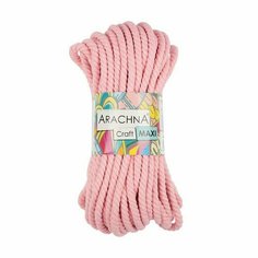 Пряжа ARACHNA Craft Maxi 75% хлопок, 25% фибра 3 шт. х 268 г 15.24 м цв. №04 розовый (Craft Maxi-№04 розовый)