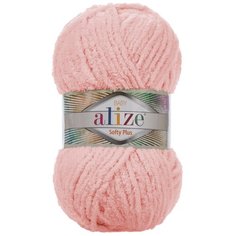 Пряжа Alize Softy plus пудра (340), 100%микрополиэстер, 120м, 100г, 1шт
