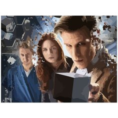 Картина по номерам на холсте Сериал Доктор Кто - 6419 Г 30x40