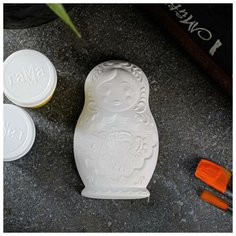 Фигура под роспись "Матрешка" 10х8см./В упаковке шт: 1 Хорошие сувениры