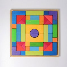 Деревянный конструктор "Дополнительный", поддон, 46 деталей Grimms