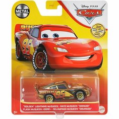 Машинка Cars Герои мультфильмов Золотая Молния Маккуин GYG27 Mattel