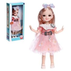 Кукла шарнирная "Алиса" в платье, микс (1 шт.) Promarket