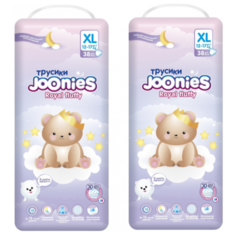 Набор 2 х Joonies Подгузники- трусики Royal Fluffy размер XL (12-17 кг) 38 шт