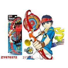 Игровой набор ABtoys Лук 60см с 3 стрелами с присосками на держателе