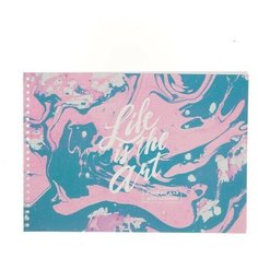 Альбом для рисования А4, 24 листа на гребне "Краски", обложка мелованная бумага, блок 100 г/м² Calligrata
