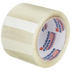 Клейкая лента упаковочная 75мм х 66м 47мкм прозрачная Россия 27258 Noname