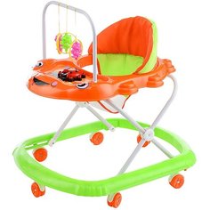 Ходунки детские музыкальные с подвесными игрушками Oubaoloon 901-M-3, 7 колес, в пакете