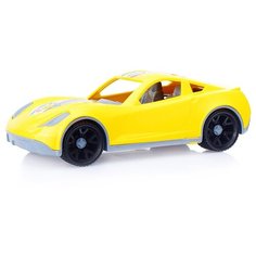 Машинка Turbo "V" желтая 18,5см Рыжий кот