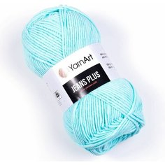 YarnArt Пряжа "Jeans plus" 55% хлопок, 45% акрил 160м/100гр (76 айсберг)