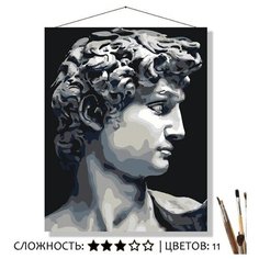 Картина по номерам на холсте 50*40 Давид Selfica