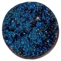 Кабошон из Кварца Titanium (щетка), круглый, размер 20 мм, цвет темно-синий (мелк.), вес 5 грамм Нет бренда