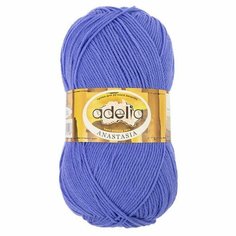 Пряжа ADELIA "ANASTASIA" 5 шт. в упак. цвет №21 сине-фиолетовый (ANASTASIA-№22 сине-фиолетовый)
