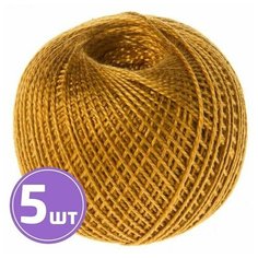 Пряжа ПНК им. Кирова Ирис (5506), золотой, 5 шт. по 25 г