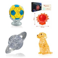 Подарок девочке Головоломка комплект 4 штуки Идеи подарков ребенку день рождения Футбольный мяч, Шар Солнце, Сатурн, Собачка Iq Toy