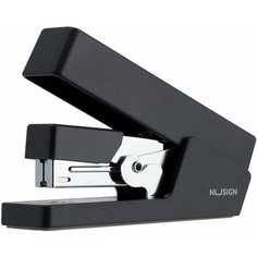 Степлер Deli ENS081BLACK Nusign 24/6 26/6 (25листов) черный 100скоб коробка