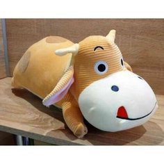 Мягкая игрушка подушка Корова 70см