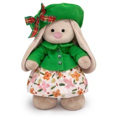 Мягкая игрушка , Зайка Ми в зеленой курточке и берете, 25 см, разноцветный Budi Basa