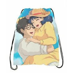 Сумка-мешок для обуви Ветер крепчает, The Wind Rises №6 Migom