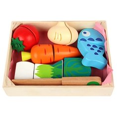 Набор продуктов с посудой Наша игрушка 201042801 разноцветнй