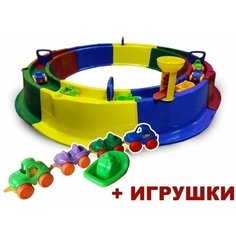 Песочница, машинки и кораблик Туба Дуба