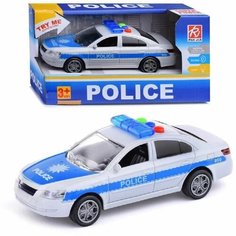 Игрушка для мальчика инерционная Полицейская машинка со светом и звуком, RJ036 Zhorya